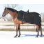 QHP Show Fleece Exercise Sheet in Black and Silver